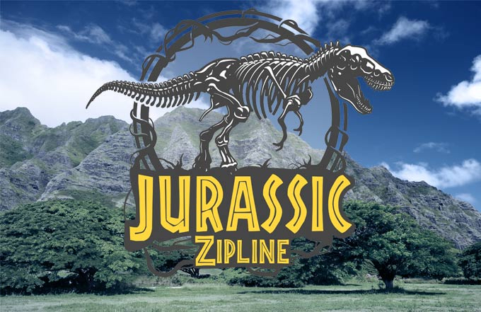 Jurassic zipline adventure, the best zipline in Oahu Hawaii